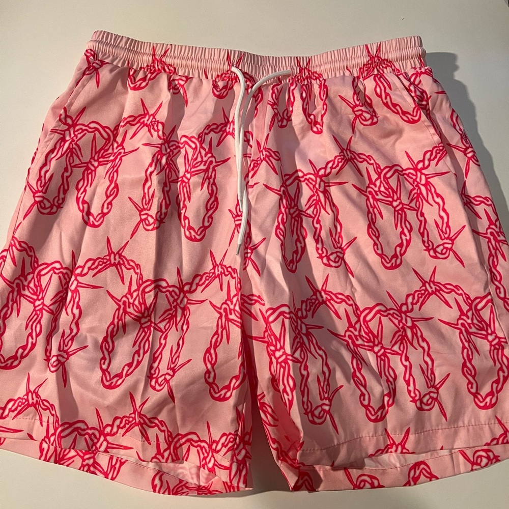 Men’s Swimsuit “Pink Barbwire”